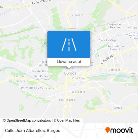 Mapa Calle Juan Albarellos