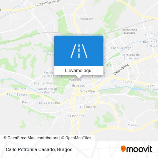 Mapa Calle Petronila Casado