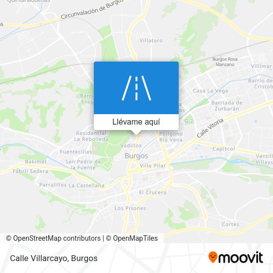 Mapa Calle Villarcayo