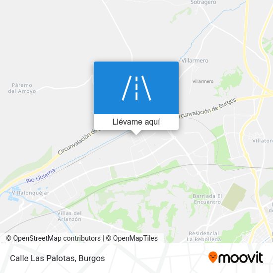 Mapa Calle Las Palotas