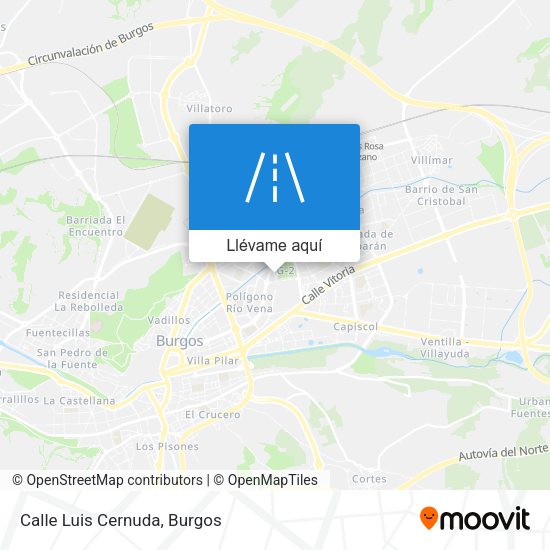 Mapa Calle Luis Cernuda