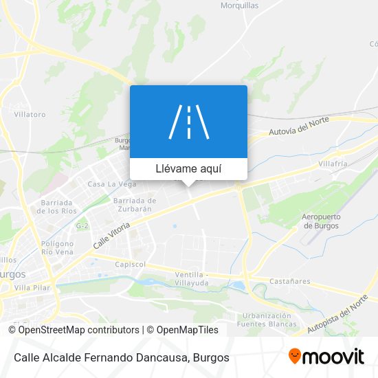 Mapa Calle Alcalde Fernando Dancausa