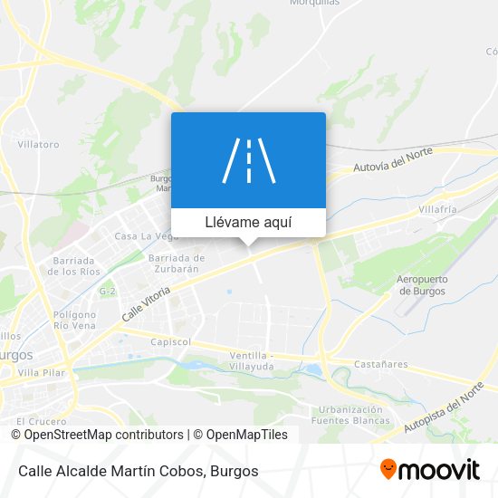 Mapa Calle Alcalde Martín Cobos