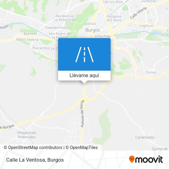Mapa Calle La Ventosa