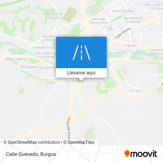 Mapa Calle Quevedo
