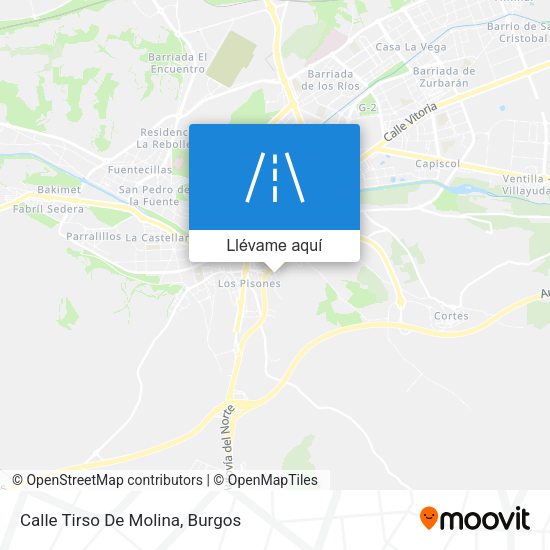 Mapa Calle Tirso De Molina
