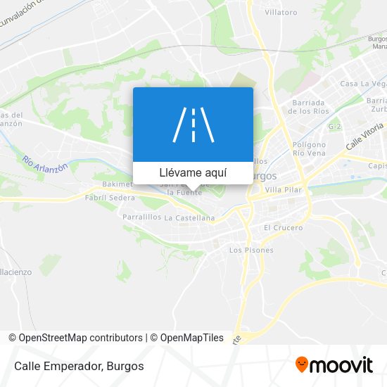 Mapa Calle Emperador