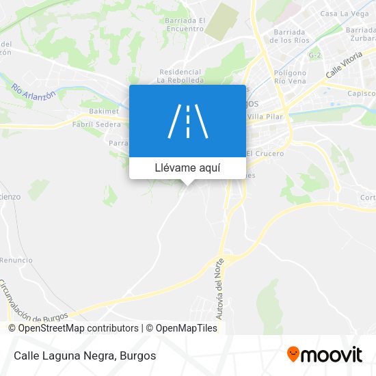 Mapa Calle Laguna Negra