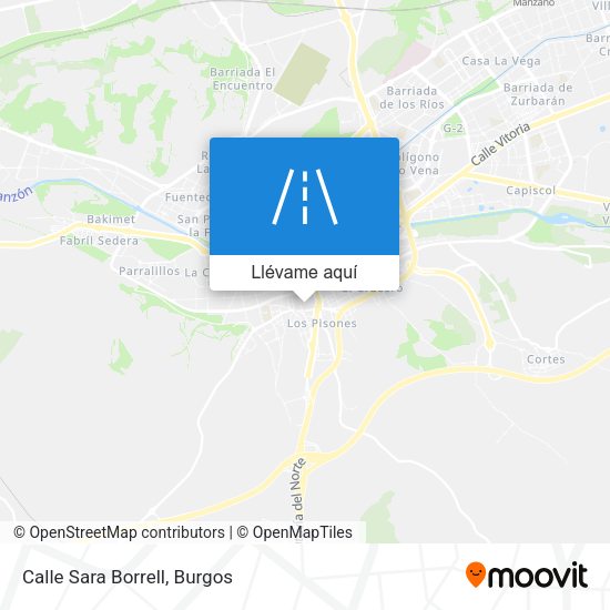 Mapa Calle Sara Borrell