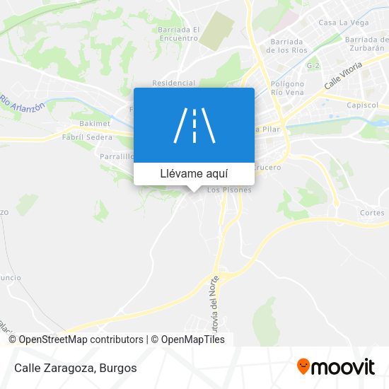 Mapa Calle Zaragoza