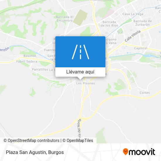 Mapa Plaza San Agustín