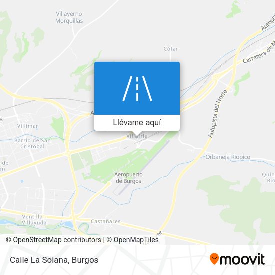Mapa Calle La Solana