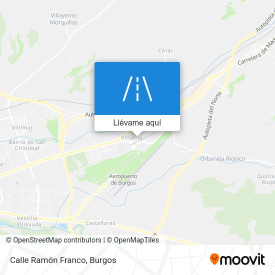 Mapa Calle Ramón Franco