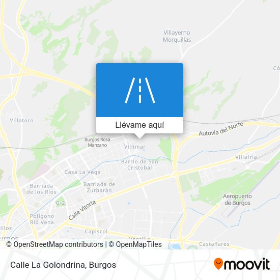 Mapa Calle La Golondrina