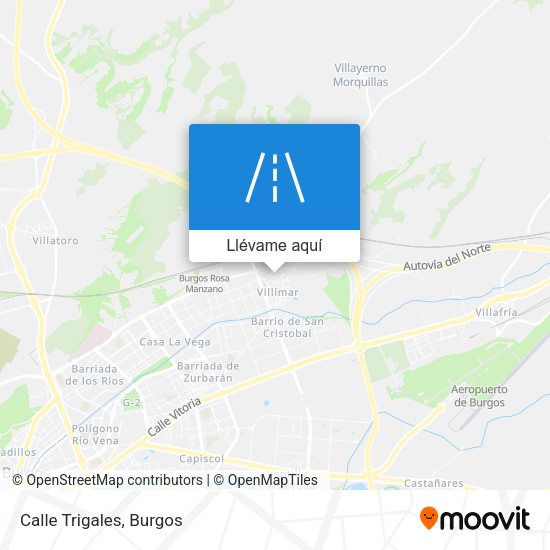 Mapa Calle Trigales
