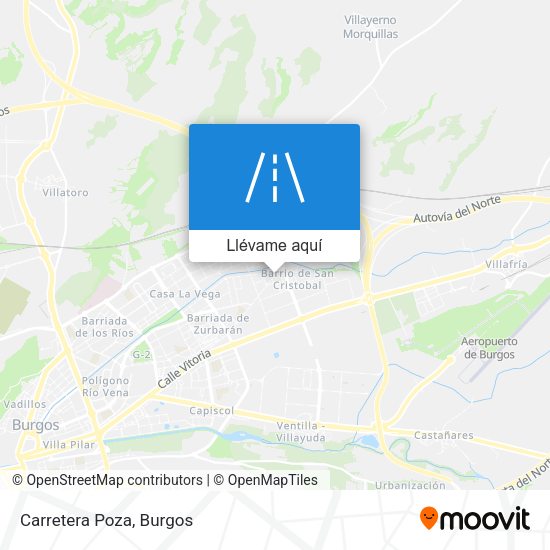 Mapa Carretera Poza