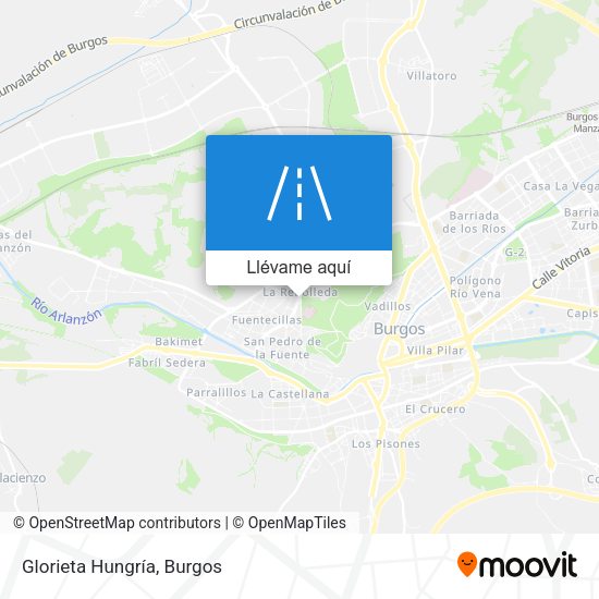Mapa Glorieta Hungría