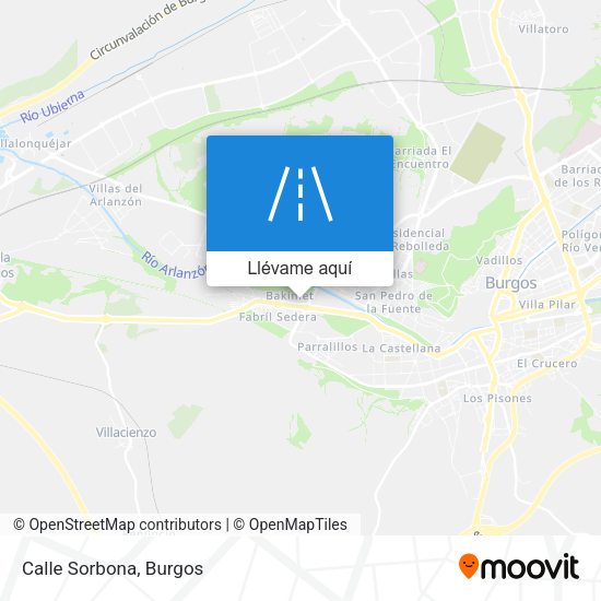 Mapa Calle Sorbona