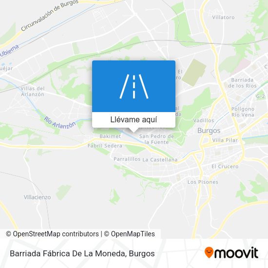 Mapa Barriada Fábrica De La Moneda