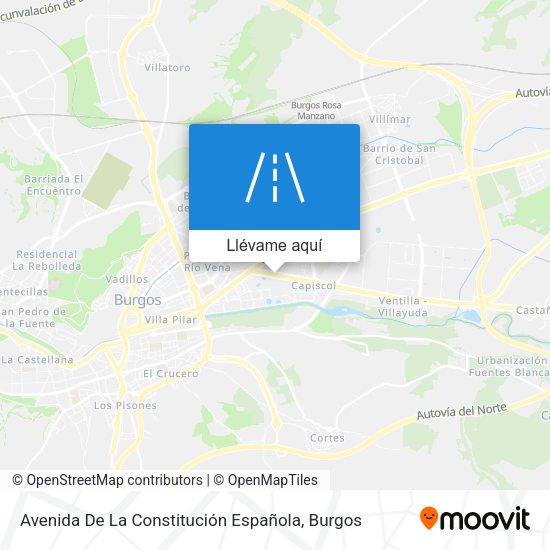 Mapa Avenida De La Constitución Española