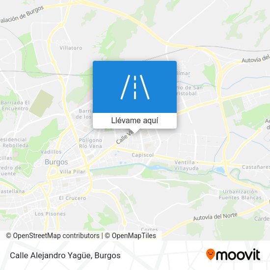 Mapa Calle Alejandro Yagüe