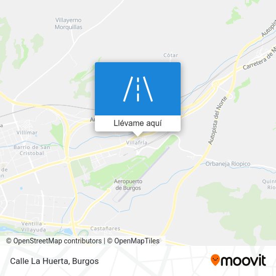 Mapa Calle La Huerta