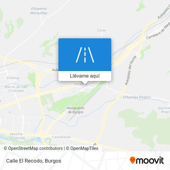 Mapa Calle El Recodo
