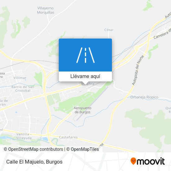 Mapa Calle El Majuelo