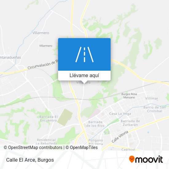 Mapa Calle El Arce