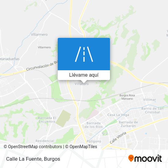 Mapa Calle La Fuente