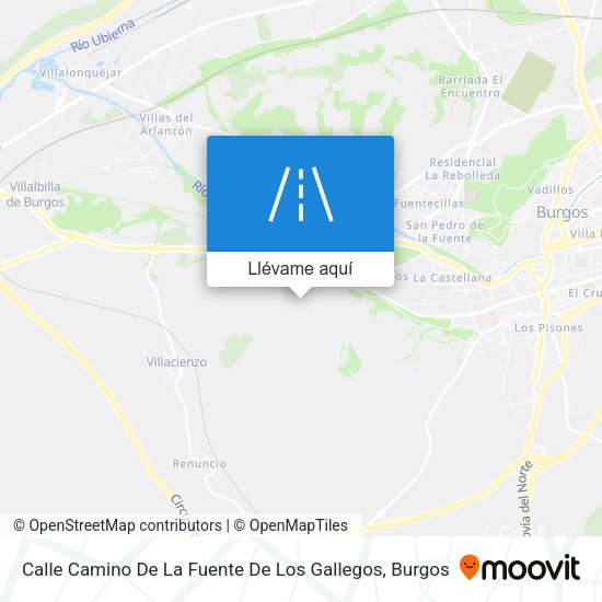 Mapa Calle Camino De La Fuente De Los Gallegos