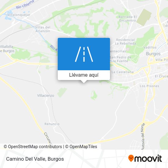 Mapa Camino Del Valle