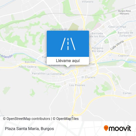 Mapa Plaza Santa María