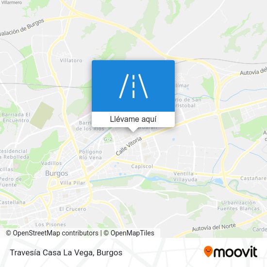 Mapa Travesía Casa La Vega