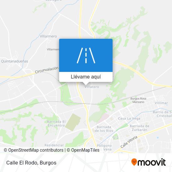 Mapa Calle El Rodo