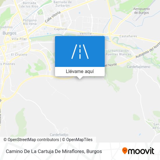 Mapa Camino De La Cartuja De Miraflores