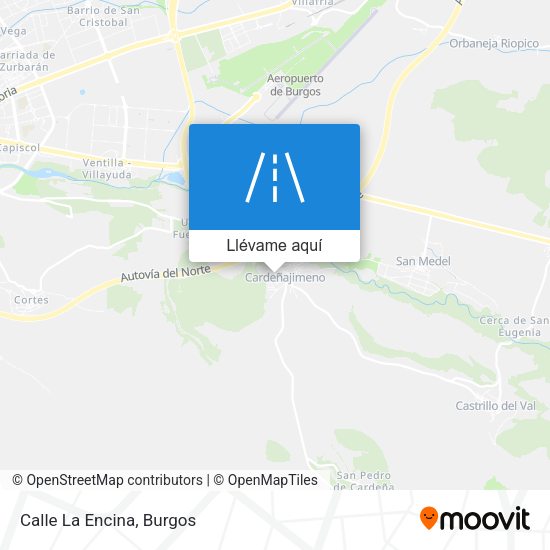 Mapa Calle La Encina