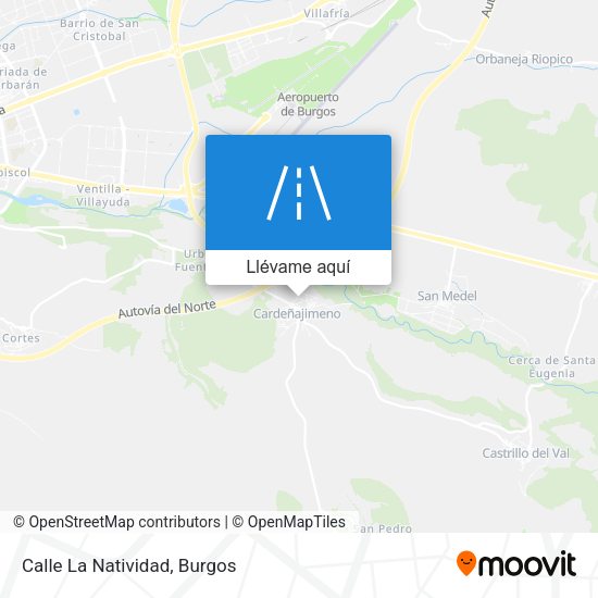 Mapa Calle La Natividad