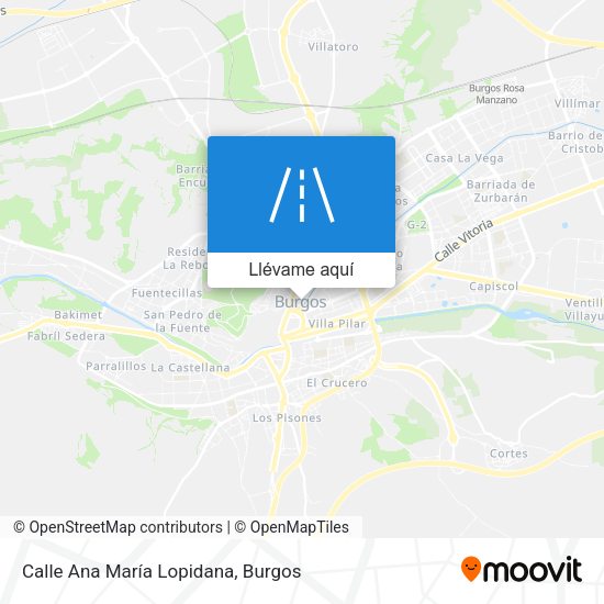Mapa Calle Ana María Lopidana