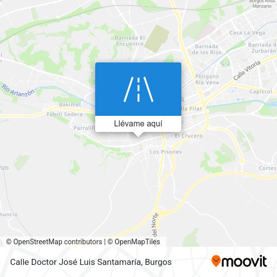 Mapa Calle Doctor José Luis Santamaría