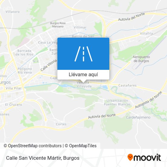 Mapa Calle San Vicente Mártir