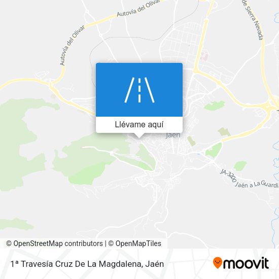 Mapa 1ª Travesía Cruz De La Magdalena