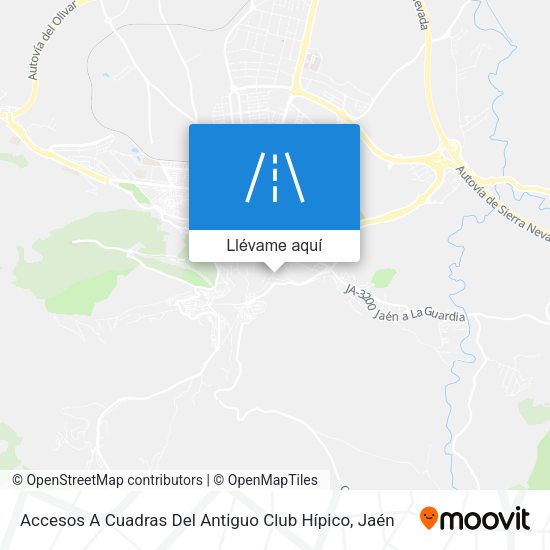 Mapa Accesos A Cuadras Del Antiguo Club Hípico
