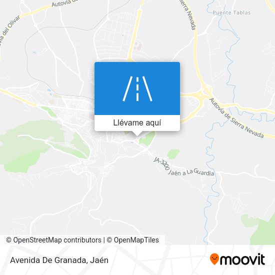 Mapa Avenida De Granada