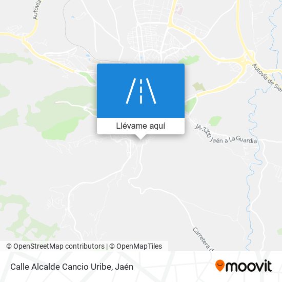 Mapa Calle Alcalde Cancio Uribe