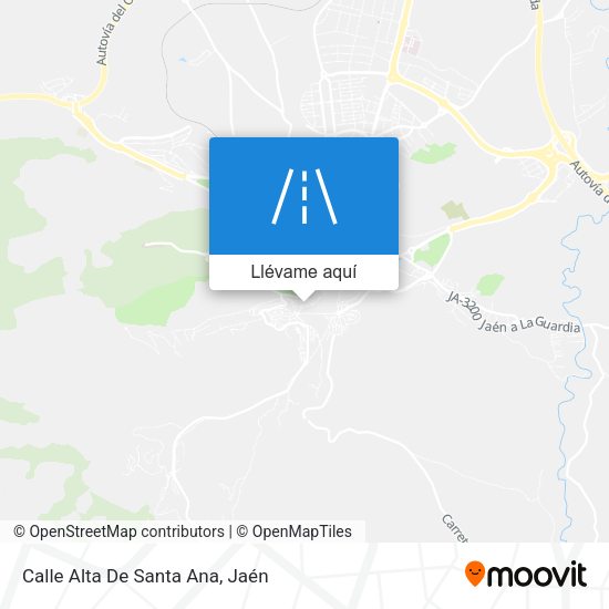 Mapa Calle Alta De Santa Ana