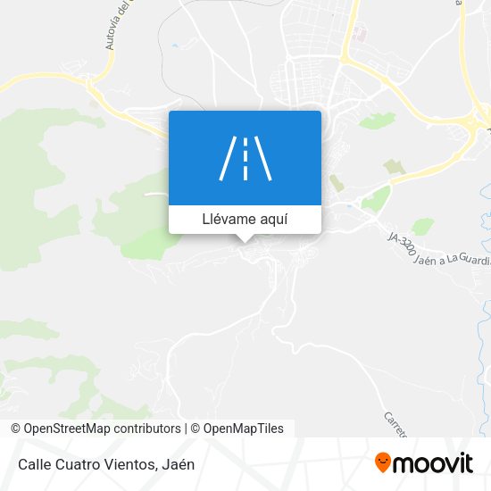 Mapa Calle Cuatro Vientos