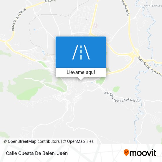Mapa Calle Cuesta De Belén