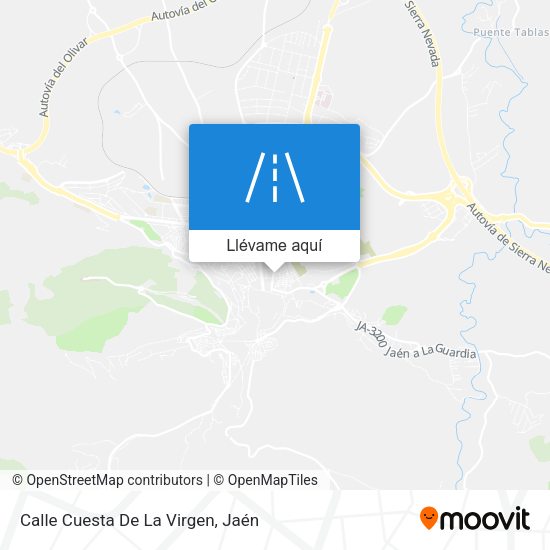 Mapa Calle Cuesta De La Virgen