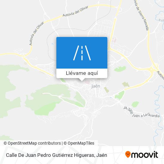 Mapa Calle De Juan Pedro Gutiérrez Higueras